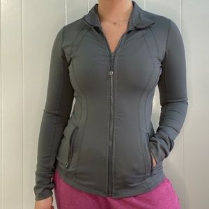 Grey Full-Zip Up